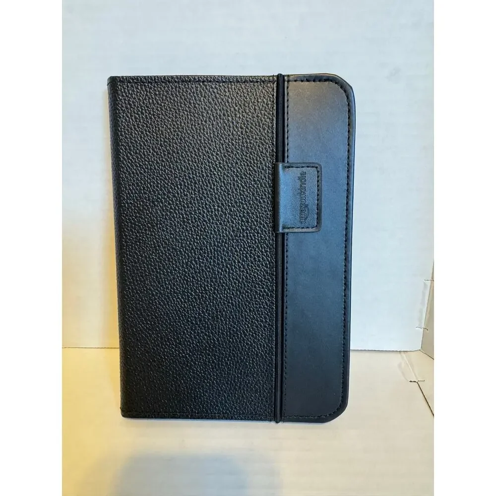 Amazon Kindle Keyboard 3rd Gen Leather Cover Black New Open Box